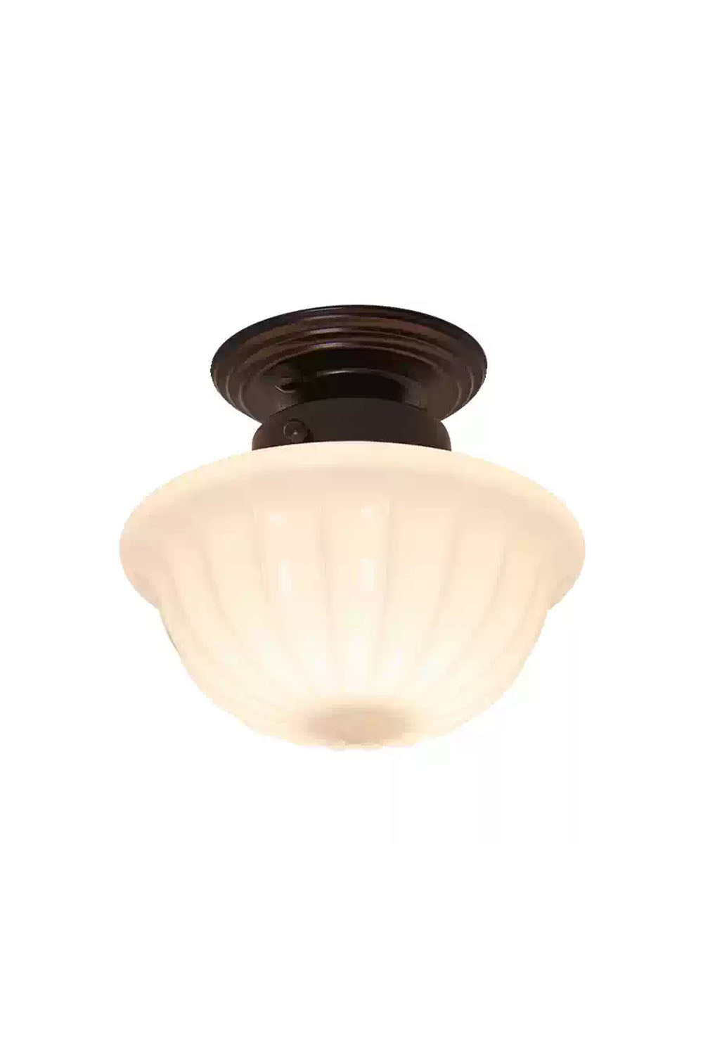 Milk Glass Ceiling Light | vexalamps