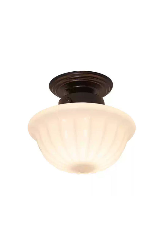 Milk Glass Ceiling Light | vexalamps
