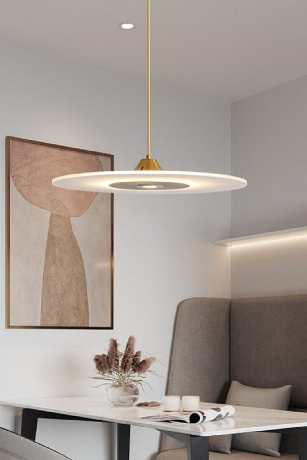 Minimalist Disc Pendant Light - vexalamps