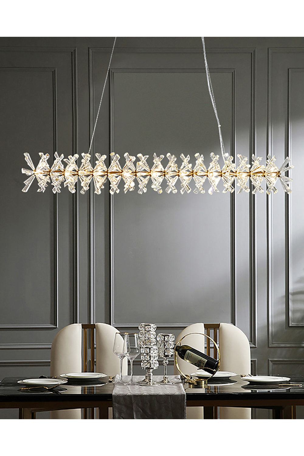 Mira Crystal Ring Chandelier - vexalamps