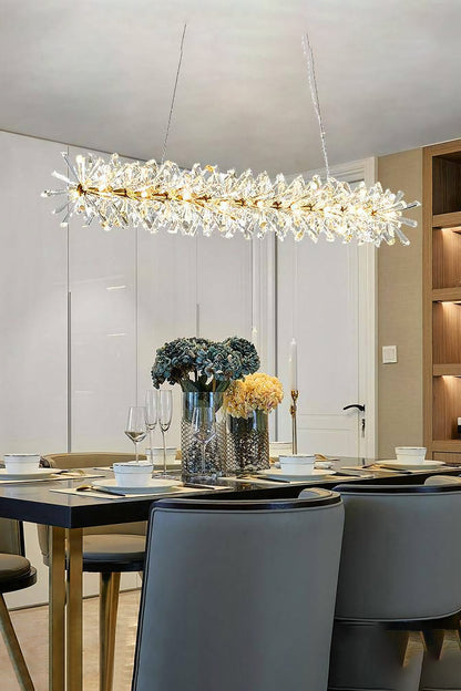 Mira Crystal Ring Chandelier - vexalamps