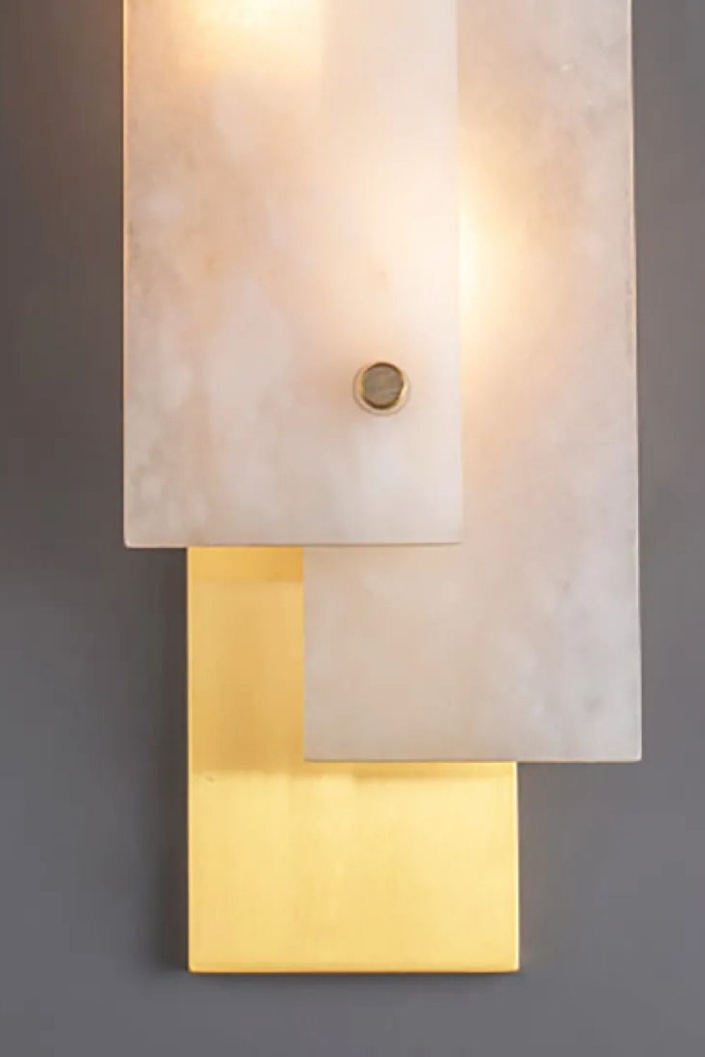 Modern Alabaster Rectangle Wall Lamp - view 13 | vexalamps