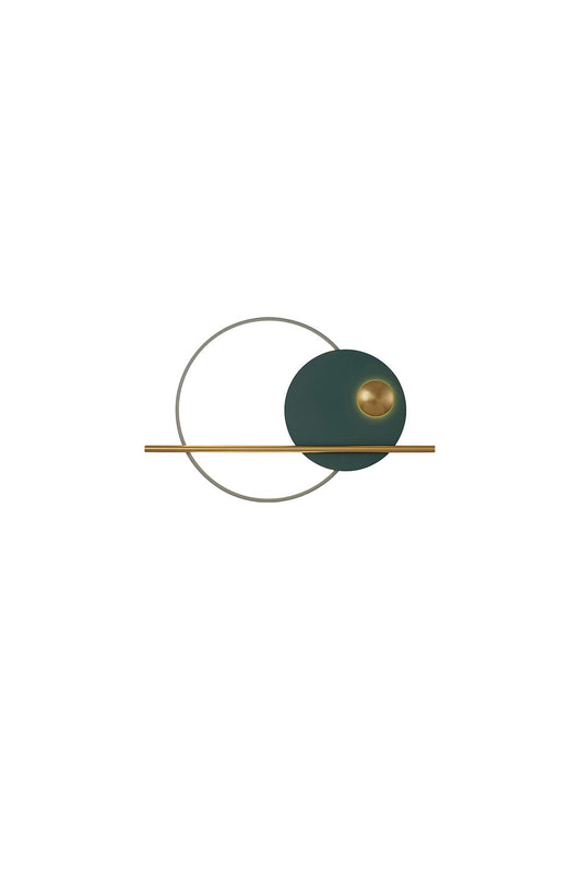 Modern Linear Double Circle Wall Light | vexalamps