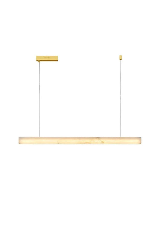 New Chinese Style Simple Natural Marble Chandelier | vexalamps