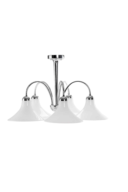 Modern Trumpet Glass Chandelier - view 7 | vexalamps