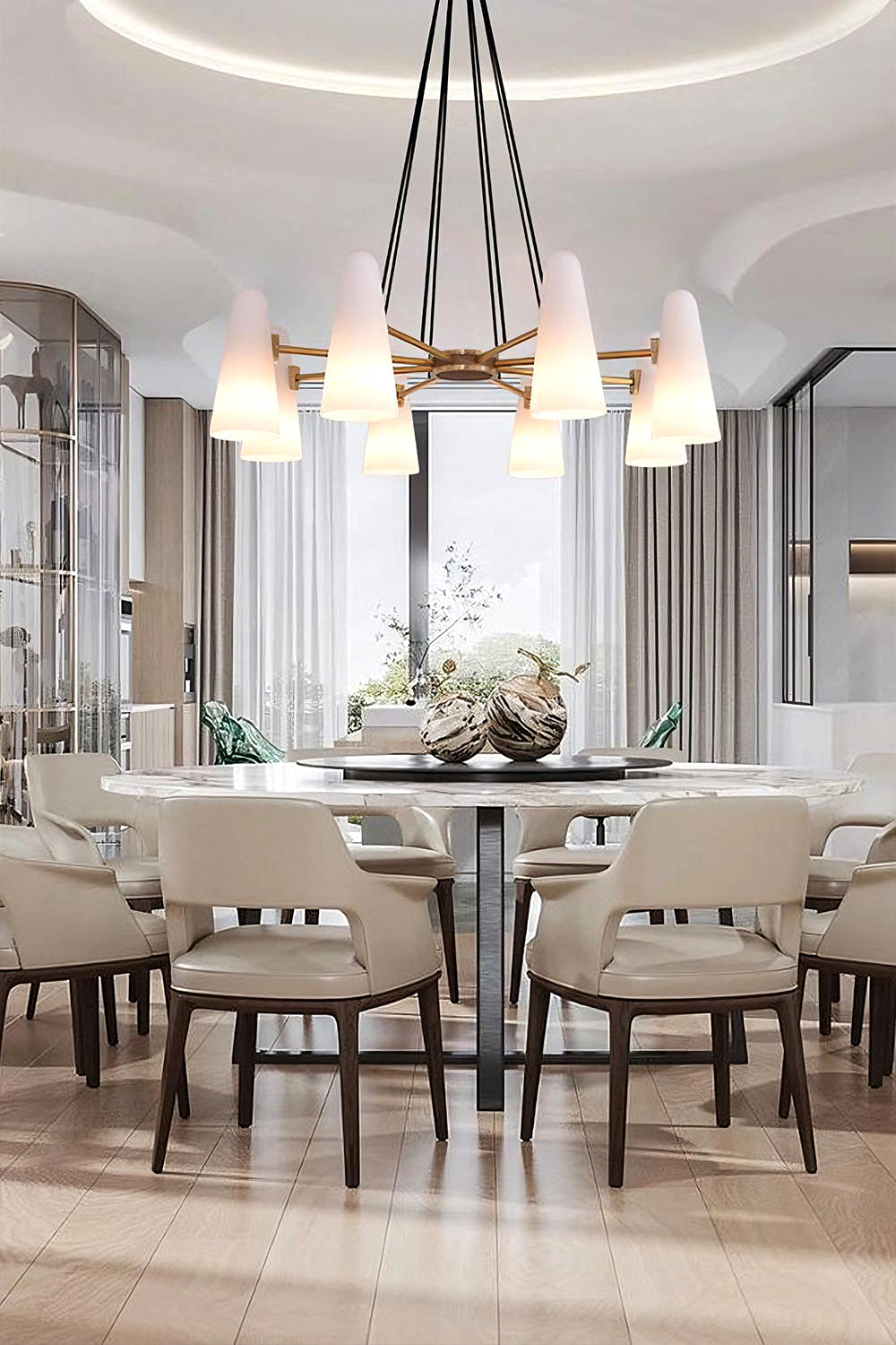 Montfaucon Chandelier - view 4 | vexalamps