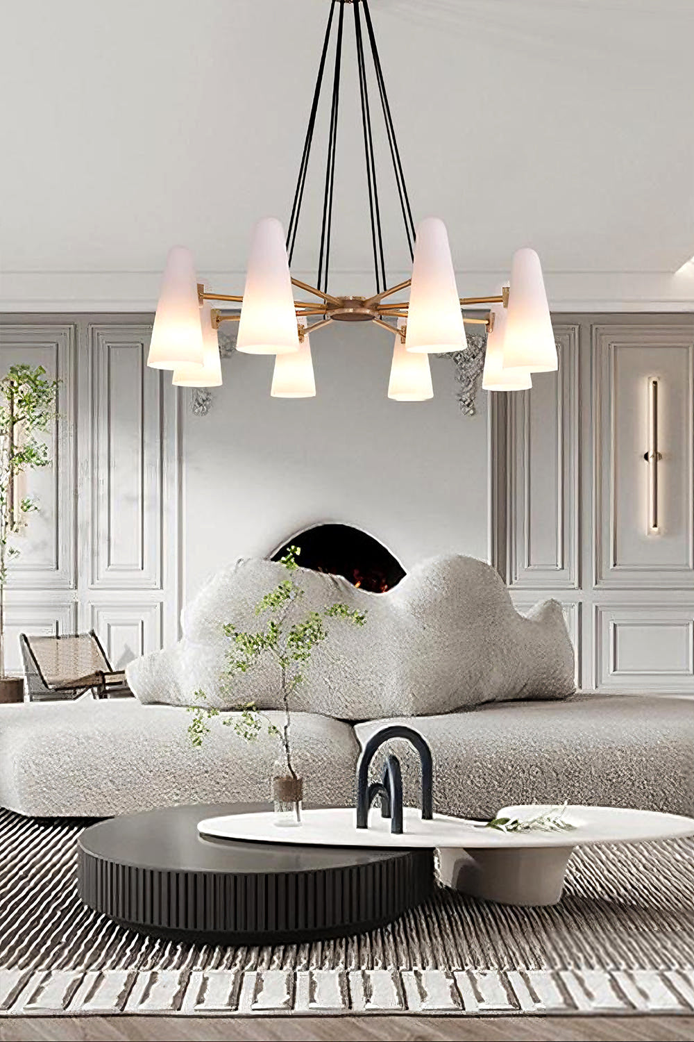Montfaucon Chandelier - view 2 | vexalamps