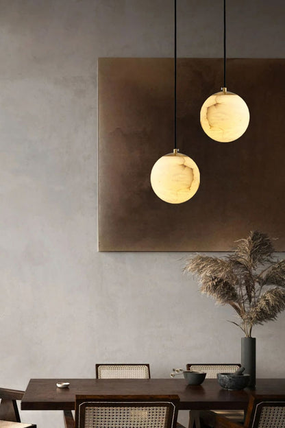 Moon Alabaster Pendant Lamp - vexalamps