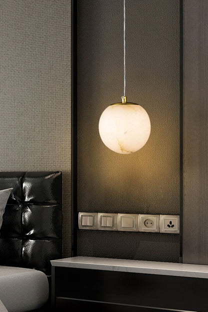 Moon Alabaster Pendant Lamp - vexalamps