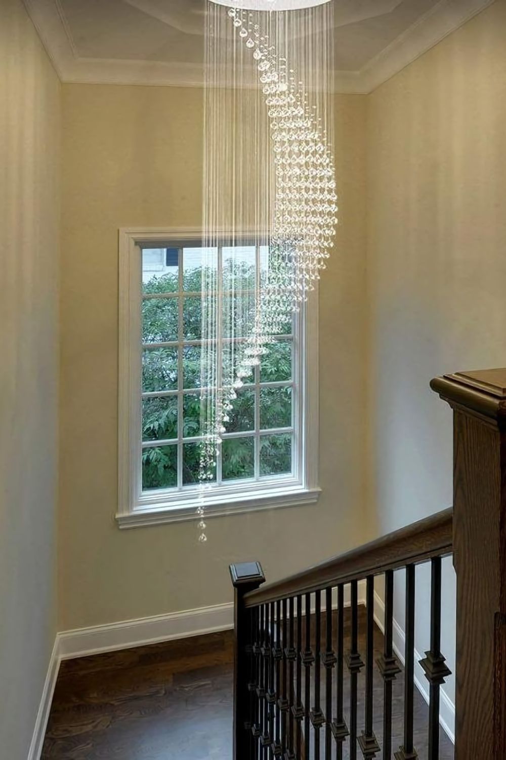 Moon Shaped Curved Crystal Chandelier - vexalamps