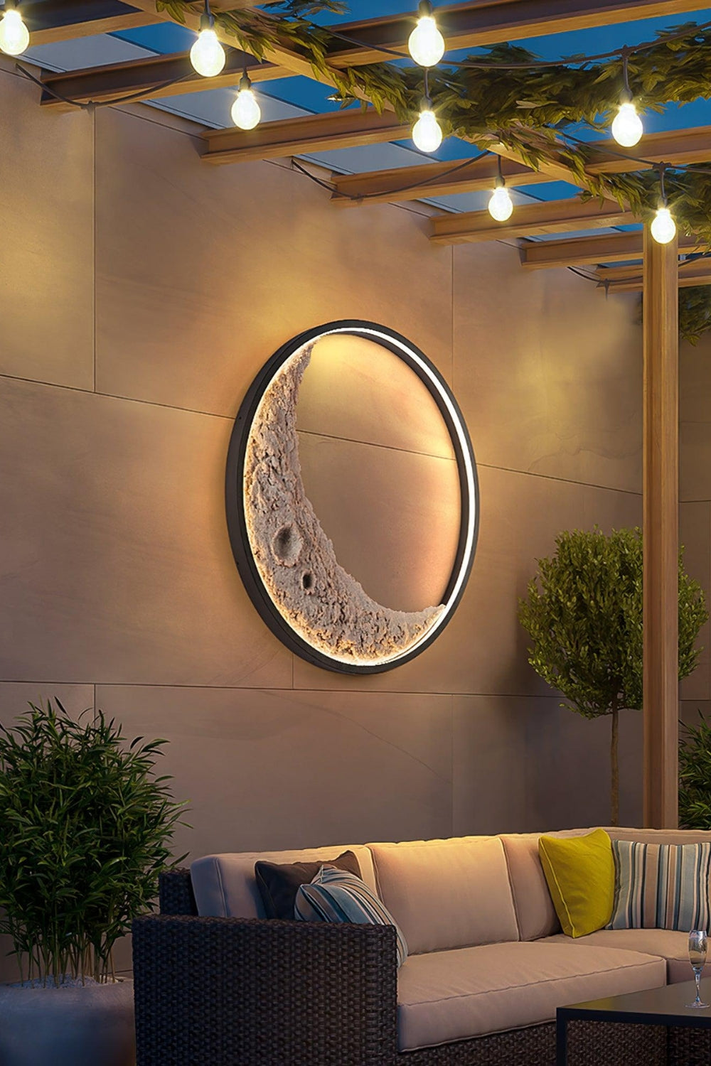 Moon Wall Lamp - view 9 | vexalamps