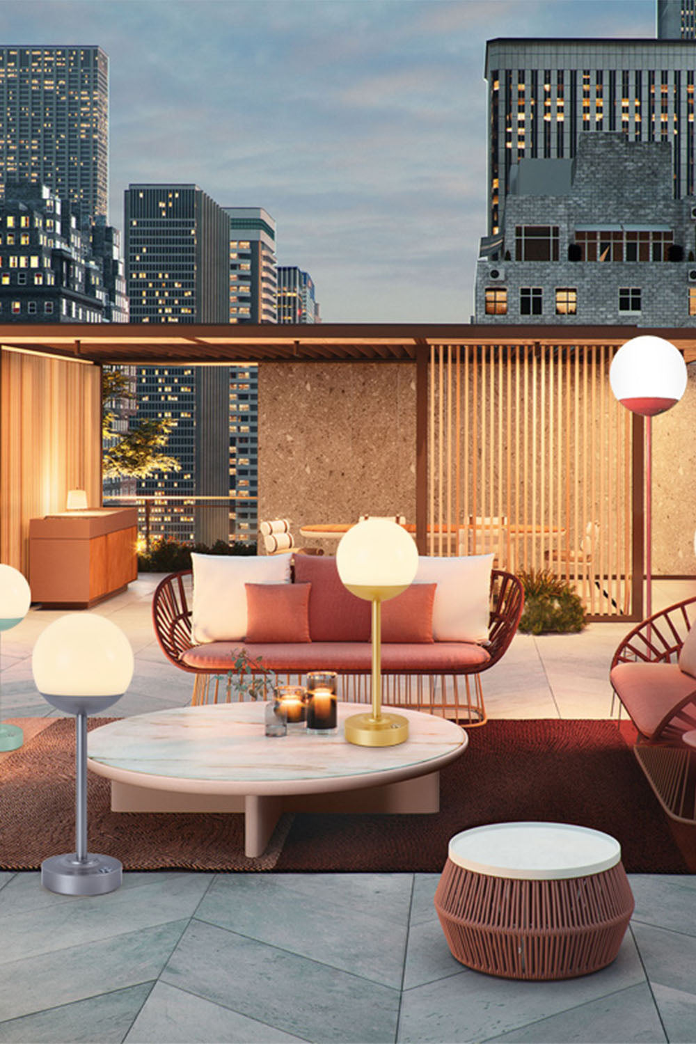 Mooon Outdoor Rechargeable Floor Lamp - view 17 | vexalamps
