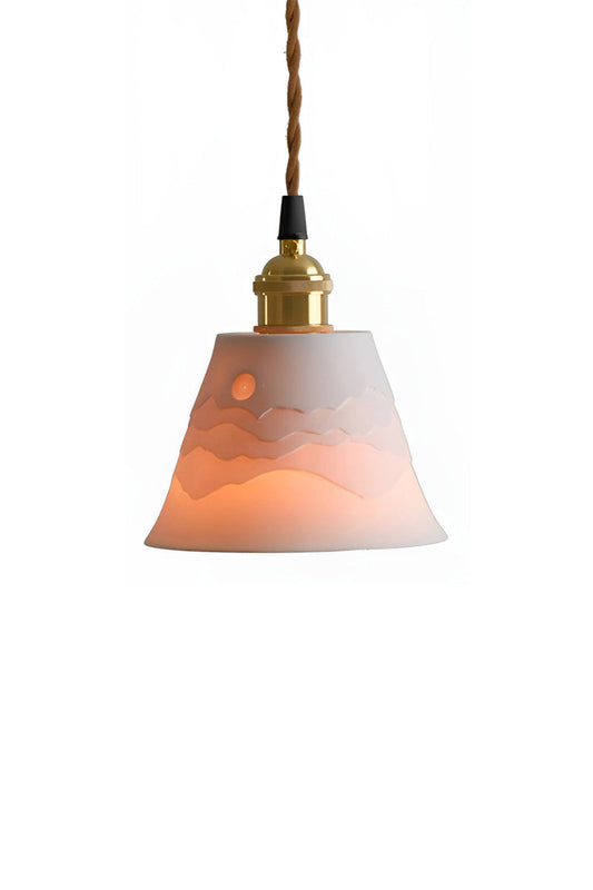 Mountains Shadow Ceramic Pendant Lamp - vexalamps