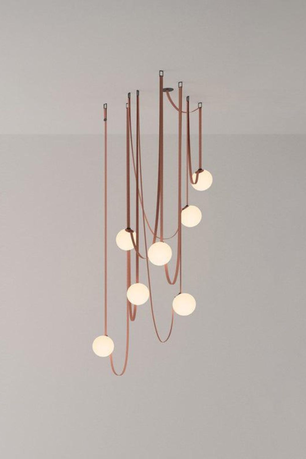 Multiple Belt Art Pendant Light - vexalamps