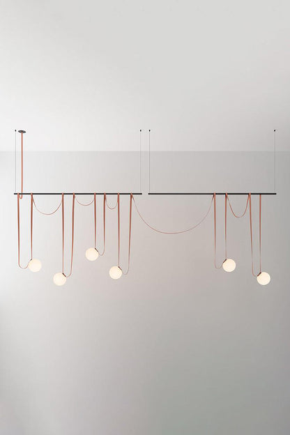 Multiple Belt Art Pendant Light - vexalamps