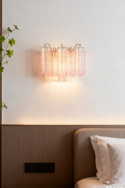 Art Style Glass Wall Lamp - view 5 | vexalamps