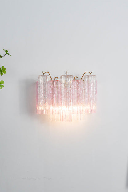 Art Style Glass Wall Lamp - view 2 | vexalamps