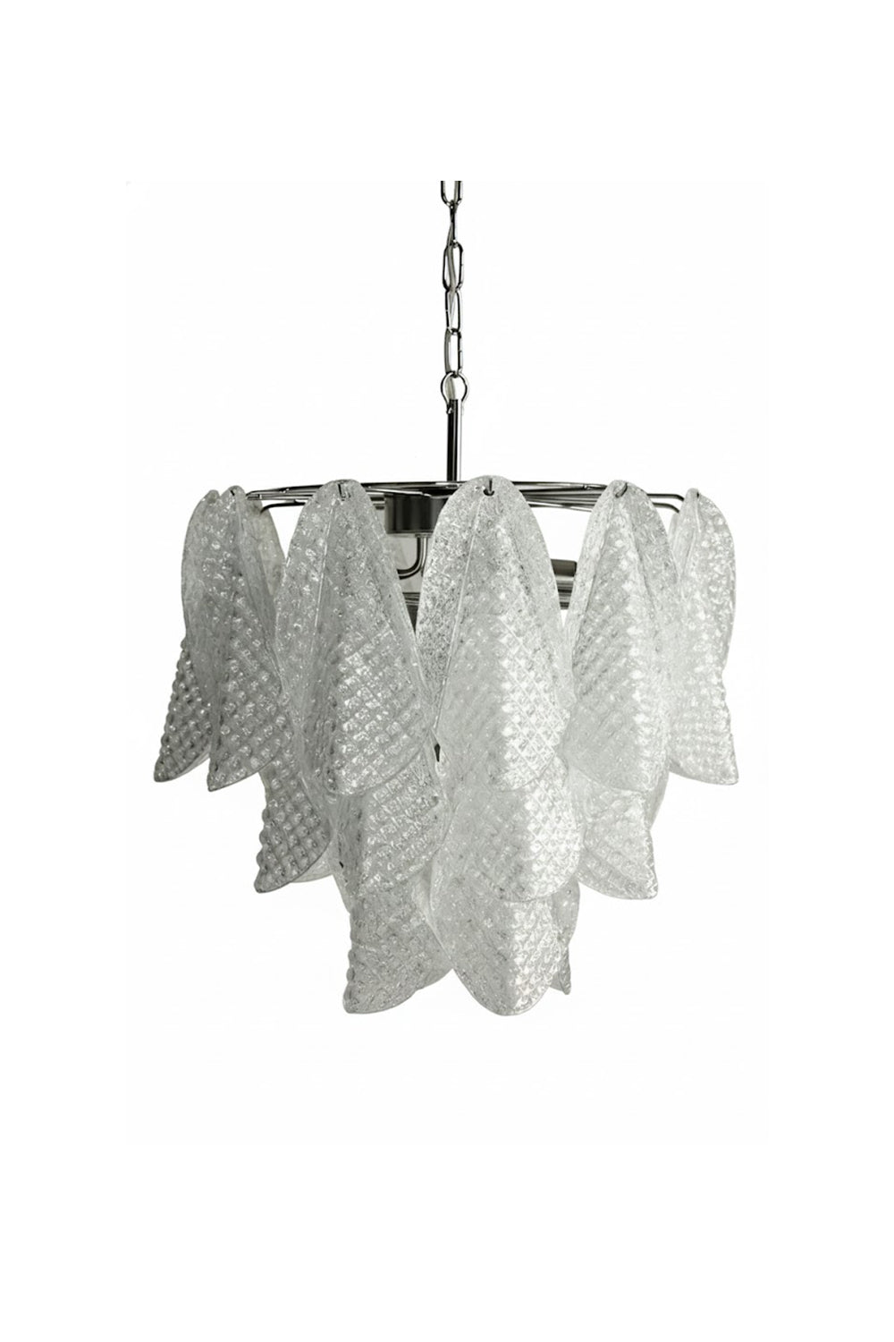 Art Glass Leaf Chandelier | vexalamps