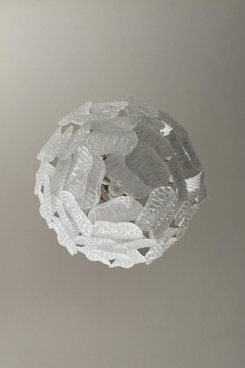 Art Glass Petal Chandelier - view 26 | vexalamps