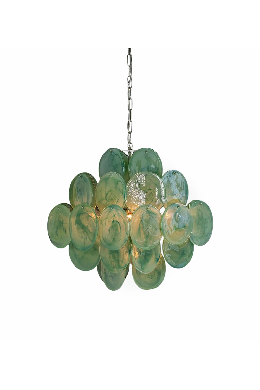 Art Green Disks Chandelier | vexalamps