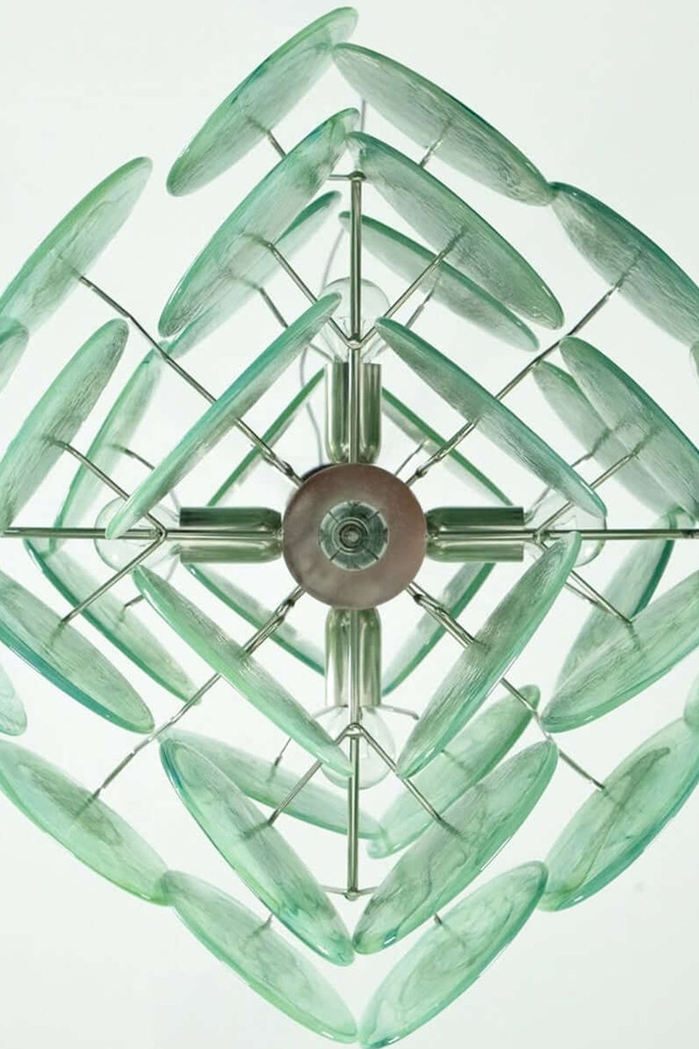 Art Green Disks Chandelier - view 13 | vexalamps