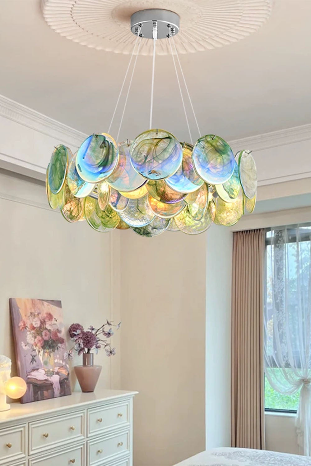 Art Rainbow Discs Chandelier - view 8 | vexalamps