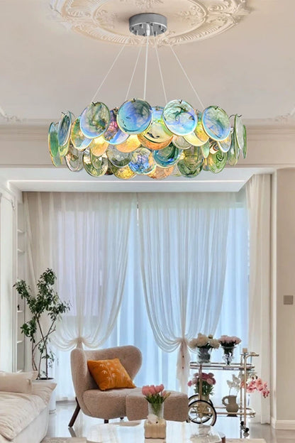 Art Rainbow Discs Chandelier - view 6 | vexalamps