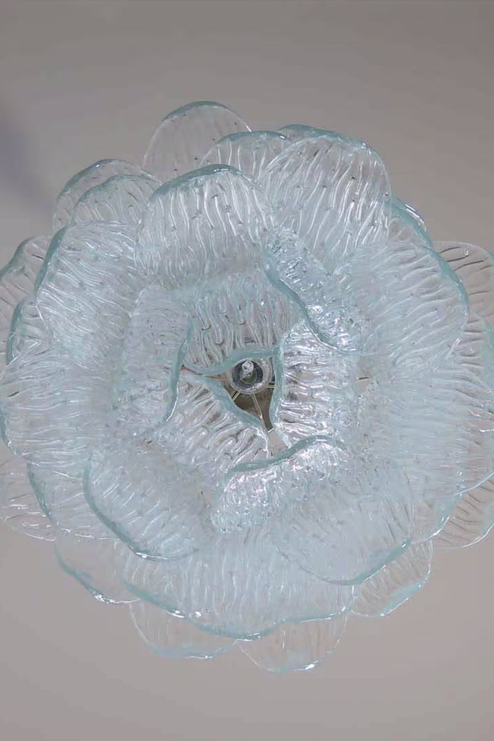 Art Ripple Leaf Glass Chandelier - view 12 | vexalamps
