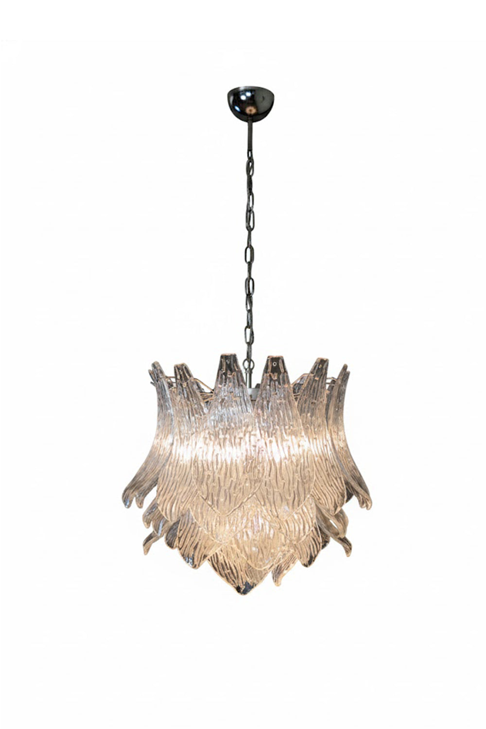 Art Ripple Leaf Glass Chandelier | vexalamps
