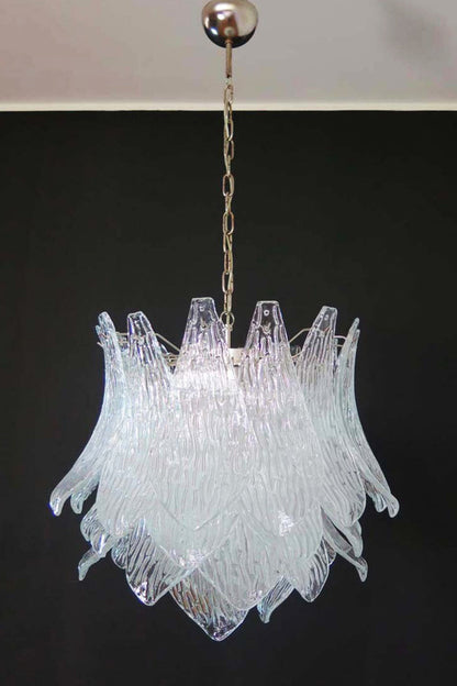 Art Ripple Leaf Glass Chandelier - view 13 | vexalamps