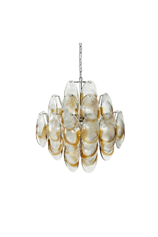 Art Shell-Shaped Glass Chandelier | vexalamps