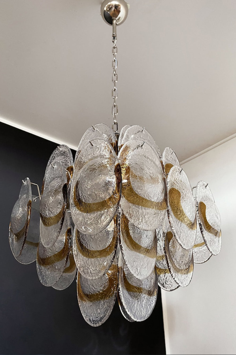 Art Shell-Shaped Glass Chandelier - view 13 | vexalamps