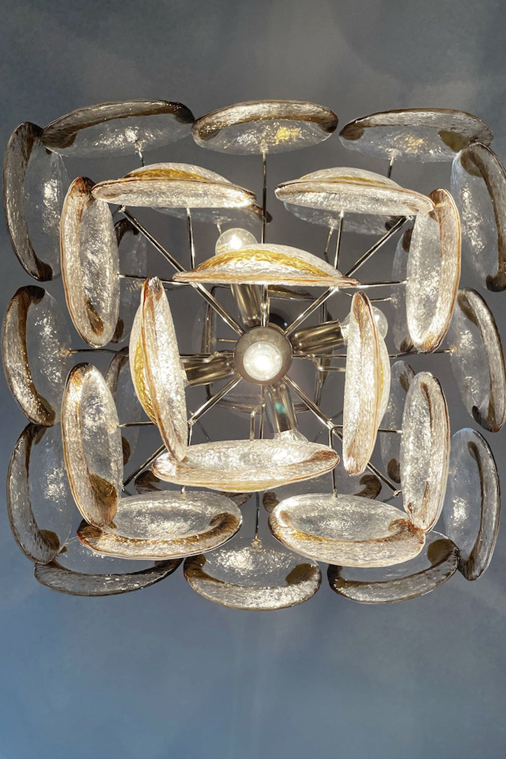 Art Shell-Shaped Glass Chandelier - view 19 | vexalamps