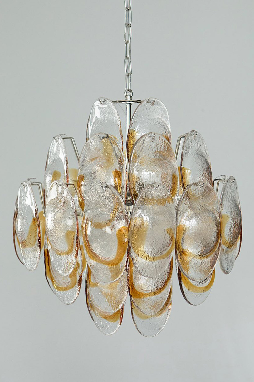 Art Shell-Shaped Glass Chandelier - view 20 | vexalamps
