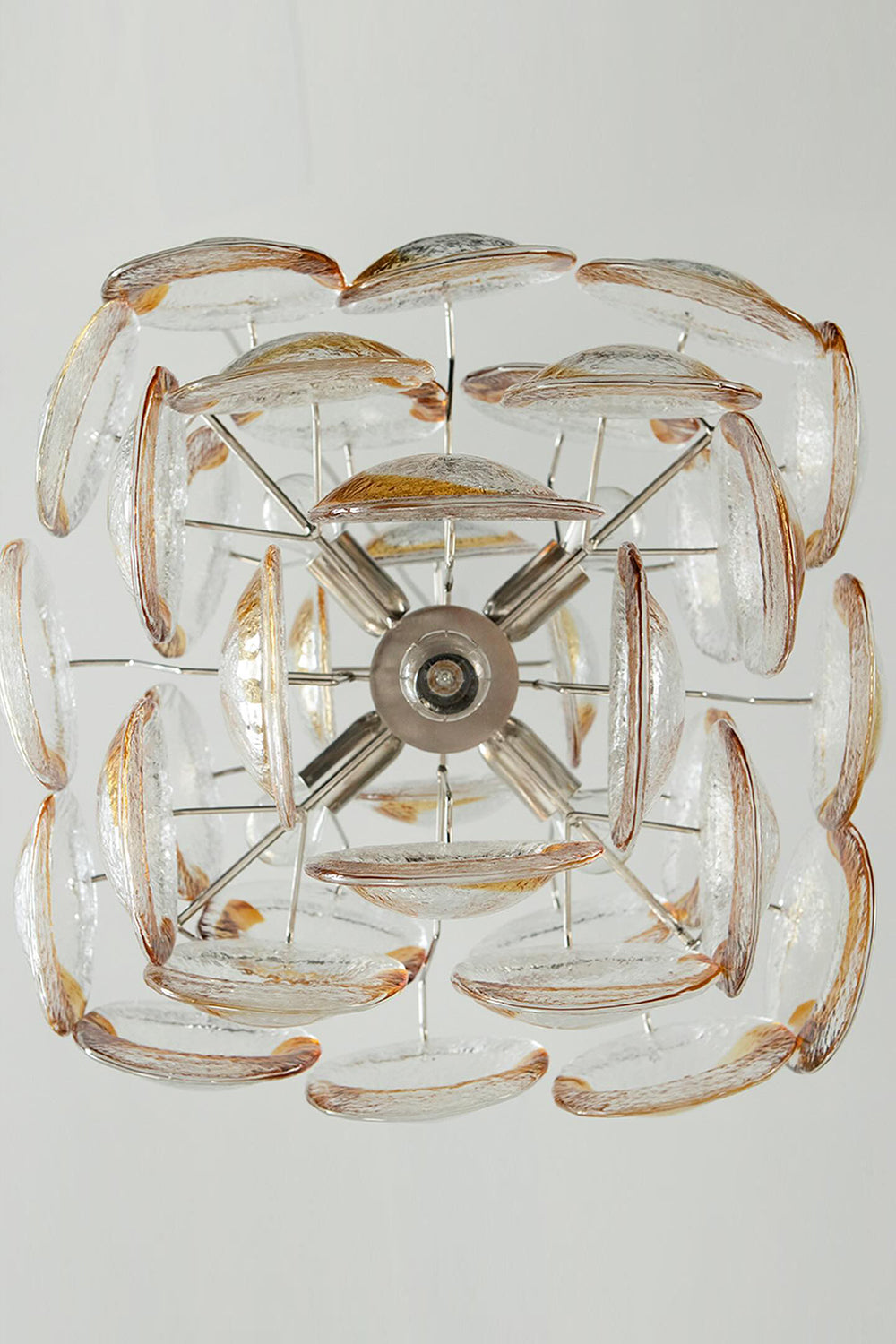 Art Shell-Shaped Glass Chandelier - view 21 | vexalamps