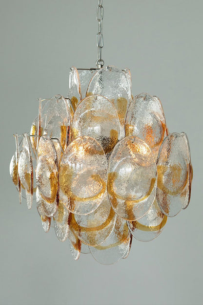 Art Shell-Shaped Glass Chandelier - view 23 | vexalamps