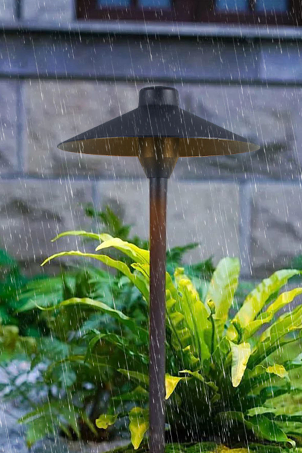 Mushroom Acrylic Outdoor Floor Lamp - view 3 | vexalamps