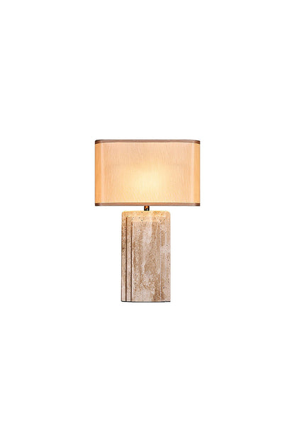 Natural Travertine Table Lamp | vexalamps