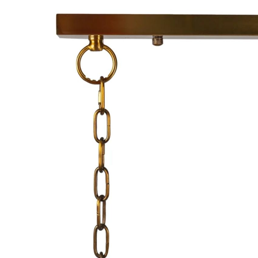 Daybreak Alabaster Rectangle Chandelier - Chandelier