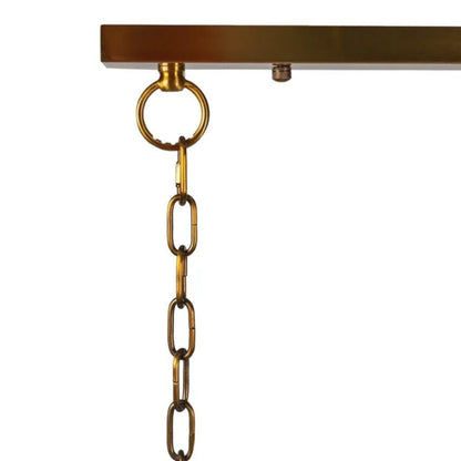 Daybreak Alabaster Rectangle Chandelier - Chandelier