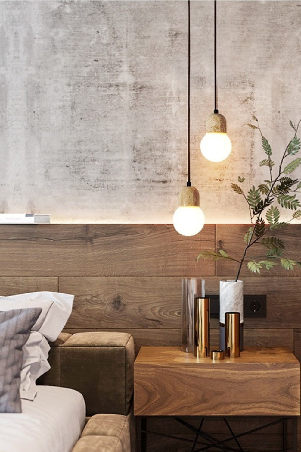 Ora Stone Pendant Lamp - vexalamps