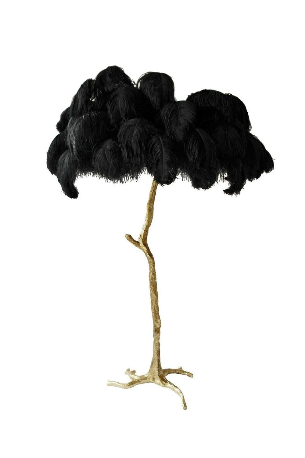 Ostrich Feather Floor Lamp - vexalamps