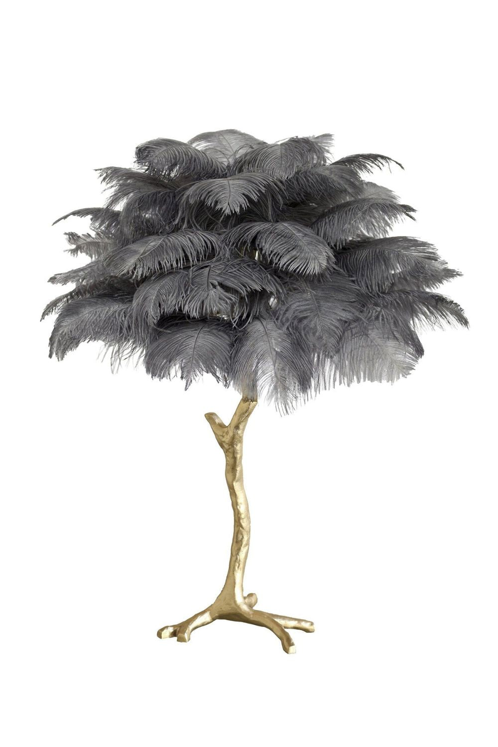Ostrich Feather Table Lamp - vexalamps