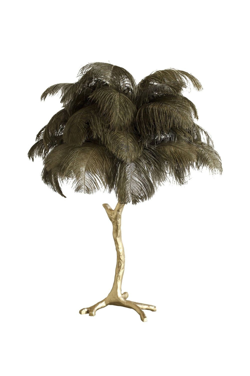 Ostrich Feather Table Lamp - vexalamps