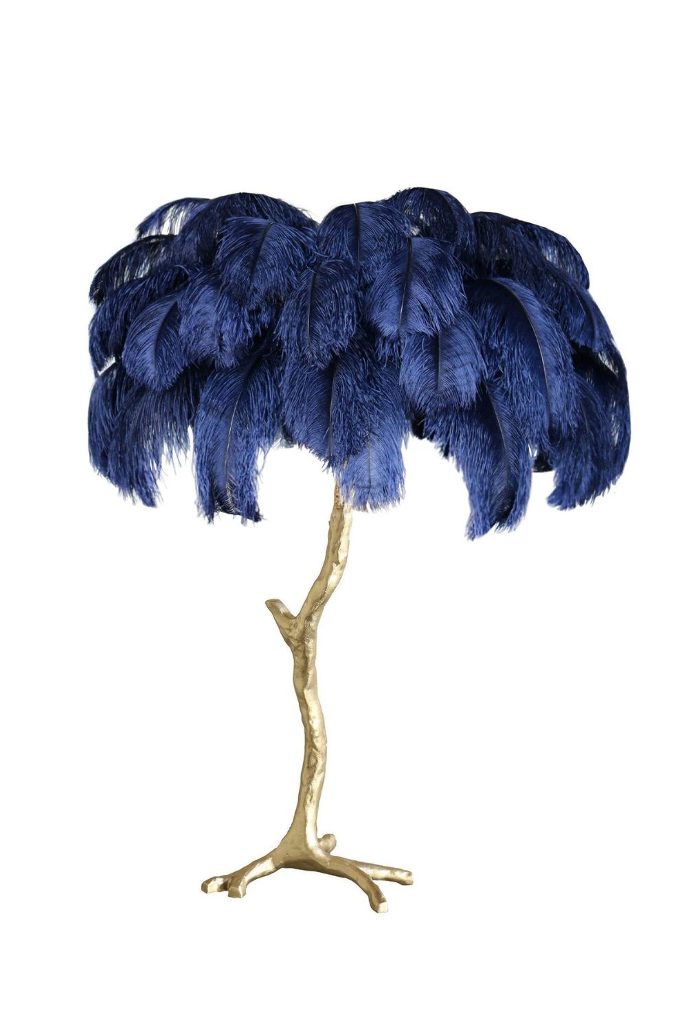 Ostrich Feather Table Lamp - vexalamps
