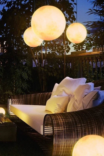 Outdoor Moon Pendant Lamp - view 9 | vexalamps