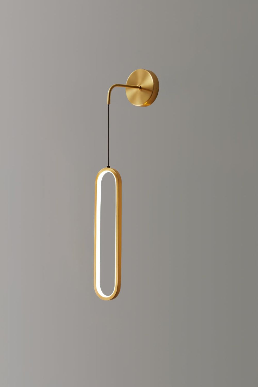Oval LED Brass Wall Lamp - vexalamps