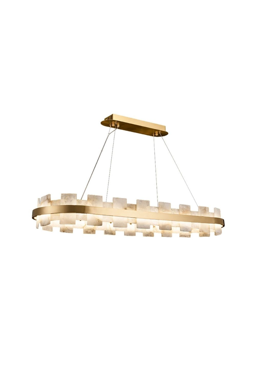 Oval Anita Alabaster Chandelier | vexalamps