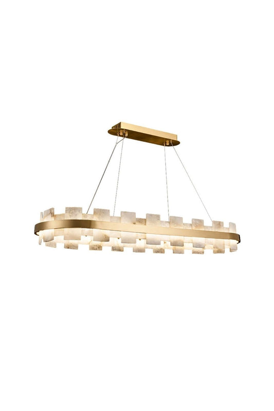 Oval Anita Alabaster Chandelier | vexalamps