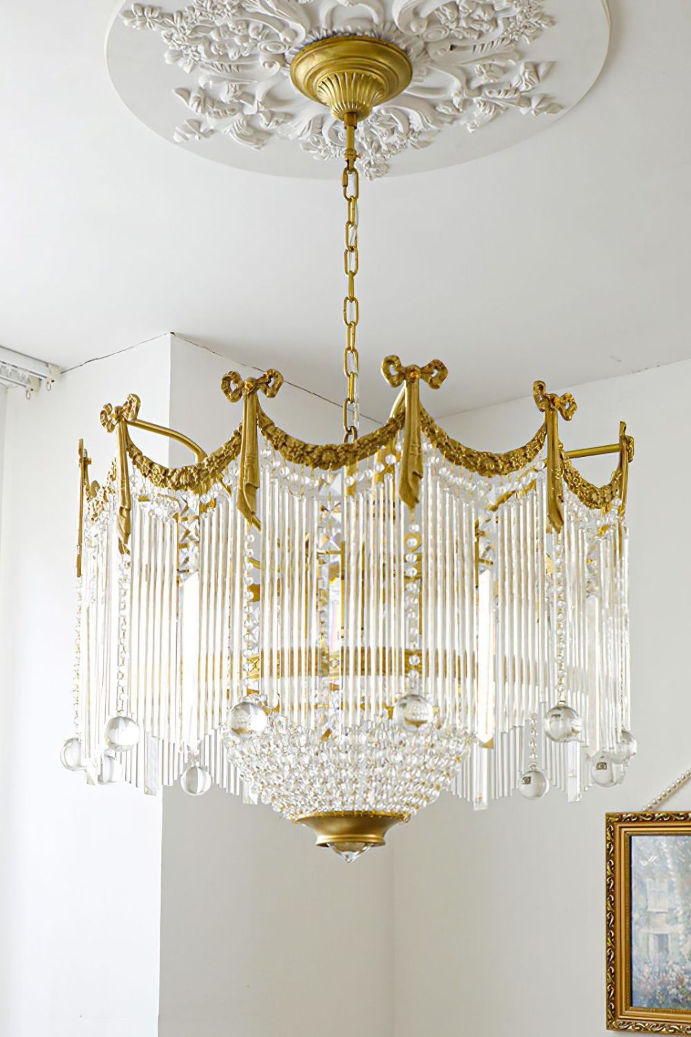 Palace Water Drop Chandelier - vexalamps